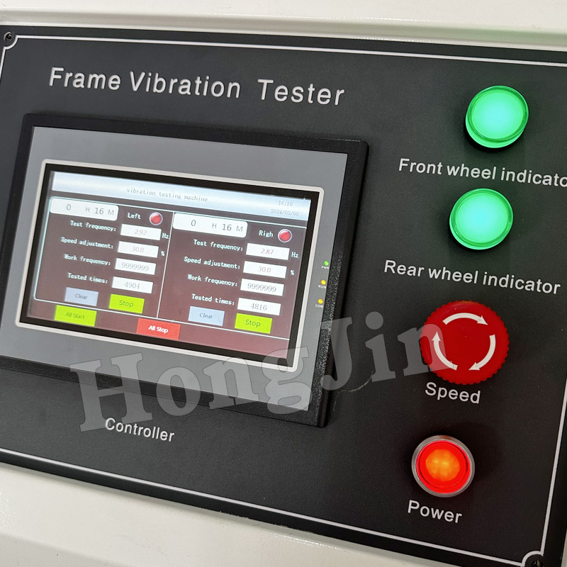 Máquina de prueba de impacto de vibración del marco delantero delantero delantero de la horquilla delantera