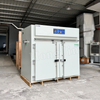 Horno Industrial tipo carro, horno de acero inoxidable con circulación de aire caliente, horno de secado de aire caliente con componentes electrónicos