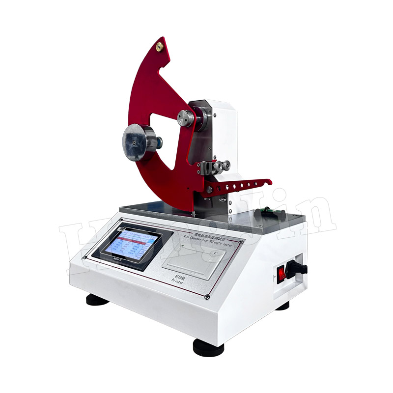 Probador de rasgaduras de papel por microordenador, probador de embalaje de película, probador de resistencia al desgarro de Material, probador de rasgaduras de tela Digital