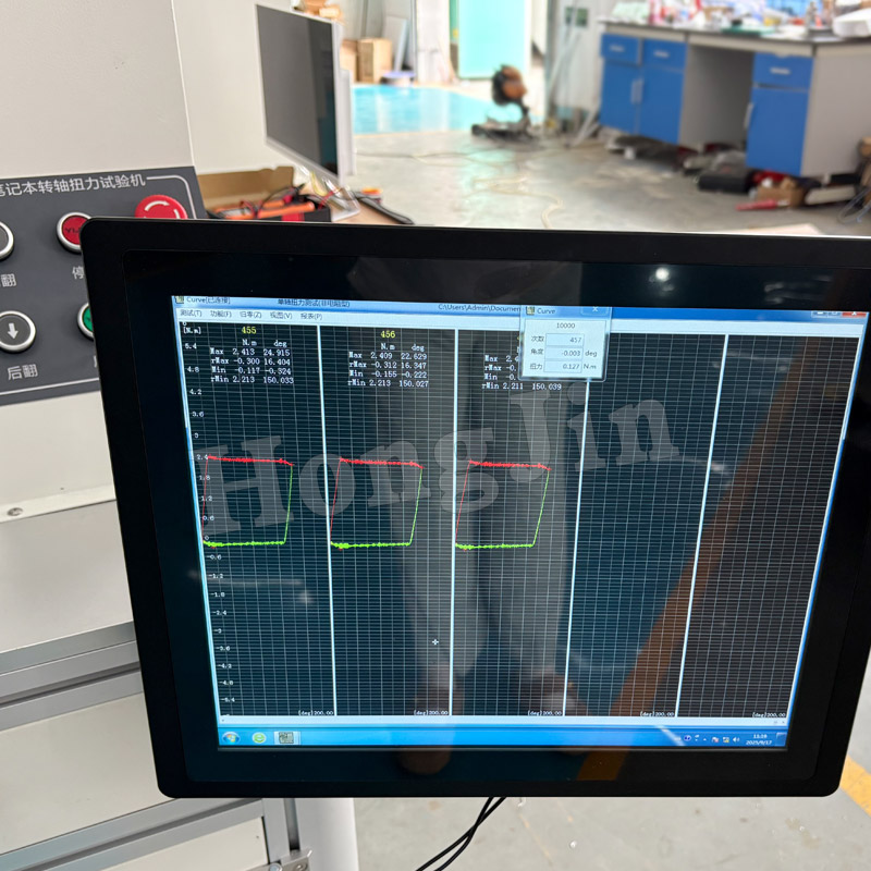 Probador de la bisagra de la computadora portátil Probador de tasta de revestimiento y probador de vida útil de cierre Tonque de durabilidad de la cubierta portátil totalmente automática