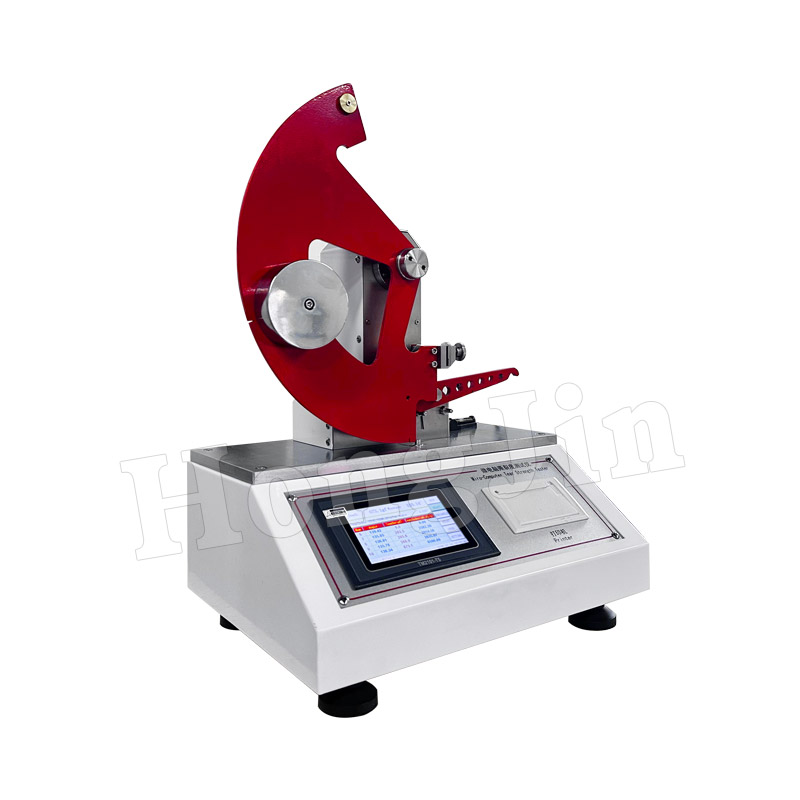 Probador de rasgaduras de papel por microordenador, probador de embalaje de película, probador de resistencia al desgarro de Material, probador de rasgaduras de tela Digital