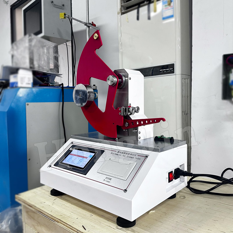 Probador de rasgaduras de papel por microordenador, probador de embalaje de película, probador de resistencia al desgarro de Material, probador de rasgaduras de tela Digital