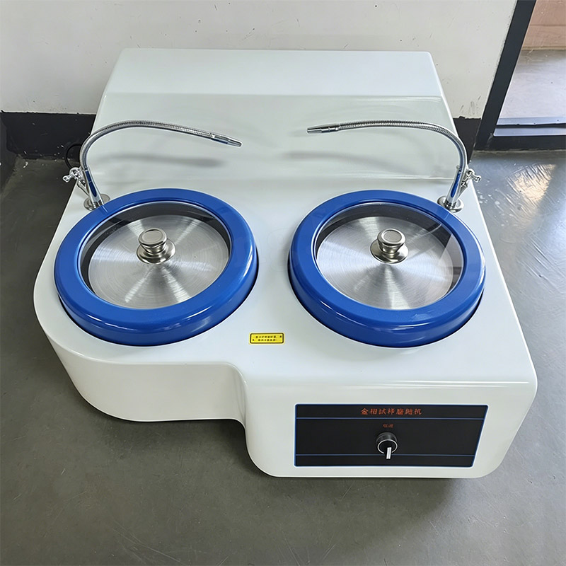 Máquina pulidora y rectificadora de muestras metalográficas
